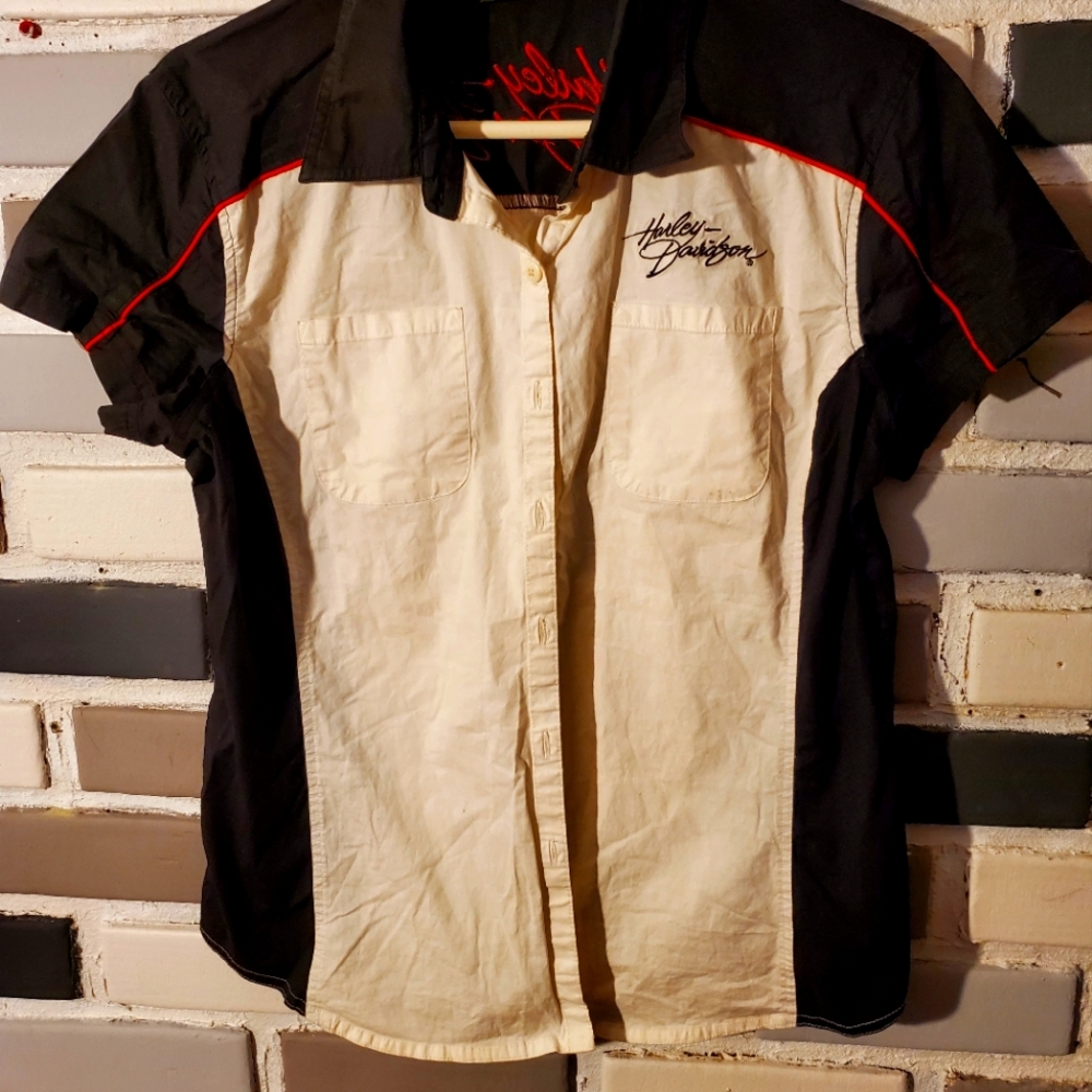 Harley Davidson button up